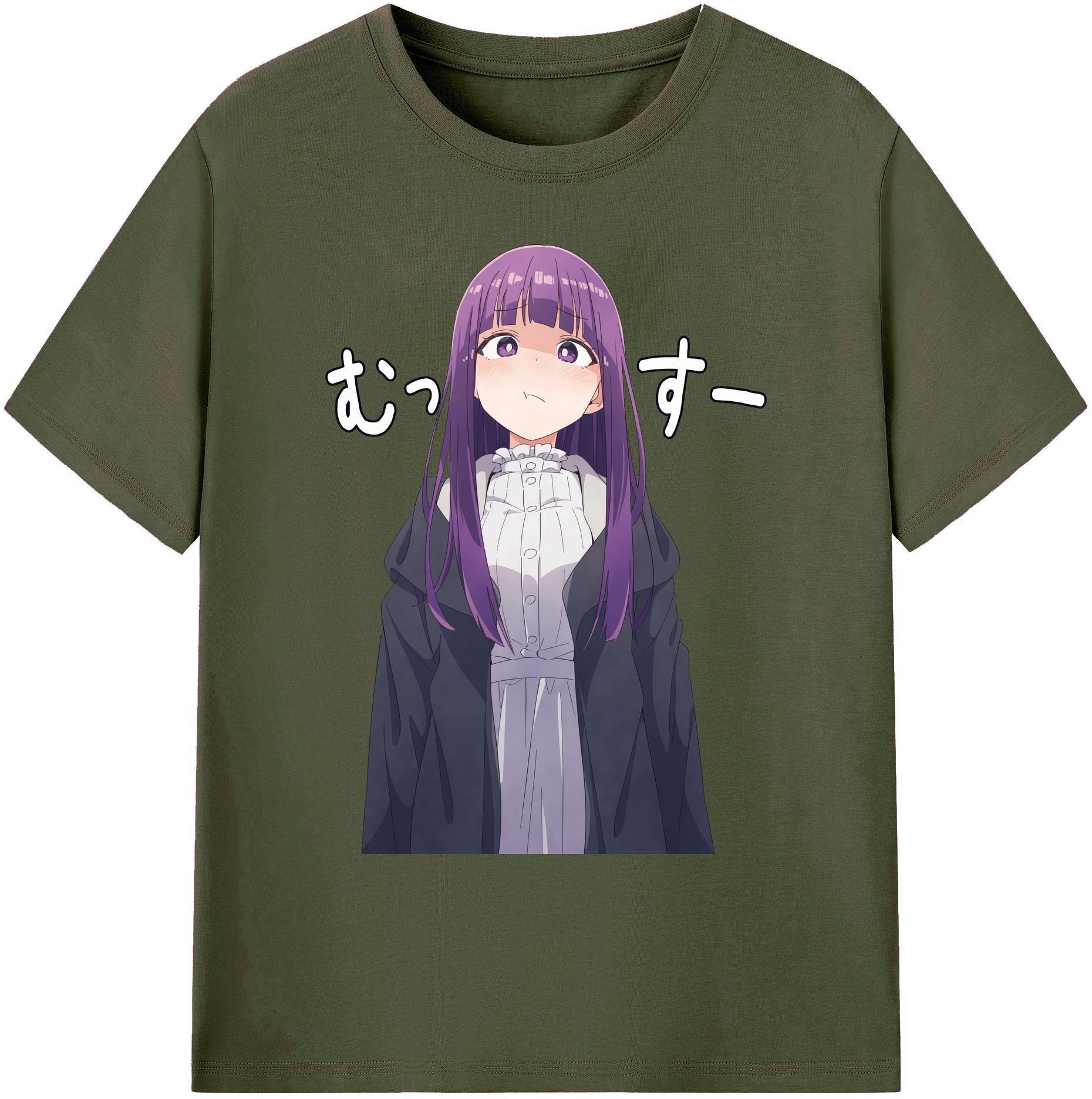 （画像用） 葬送のフリーレン Frieren 綿100％ メンズ半袖Tシャツ｜肌触りやわらか＆通気性